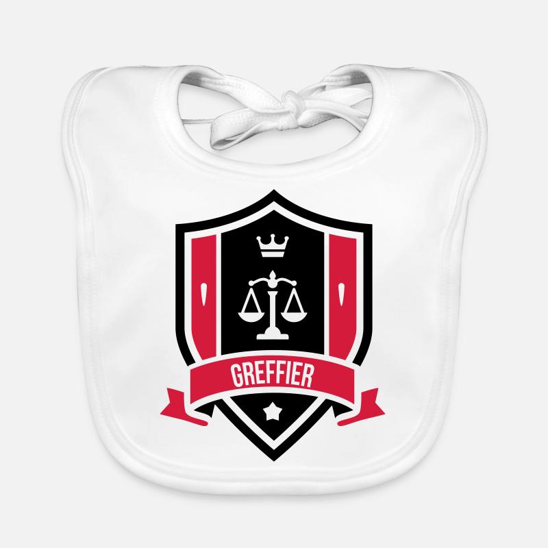 Greffier / Greffière / Loi / Tribunal / Justice Bavoir bio Bébé