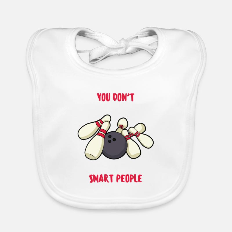 Funny bowling sayings gift bowling bowling team Organic Baby Bibs