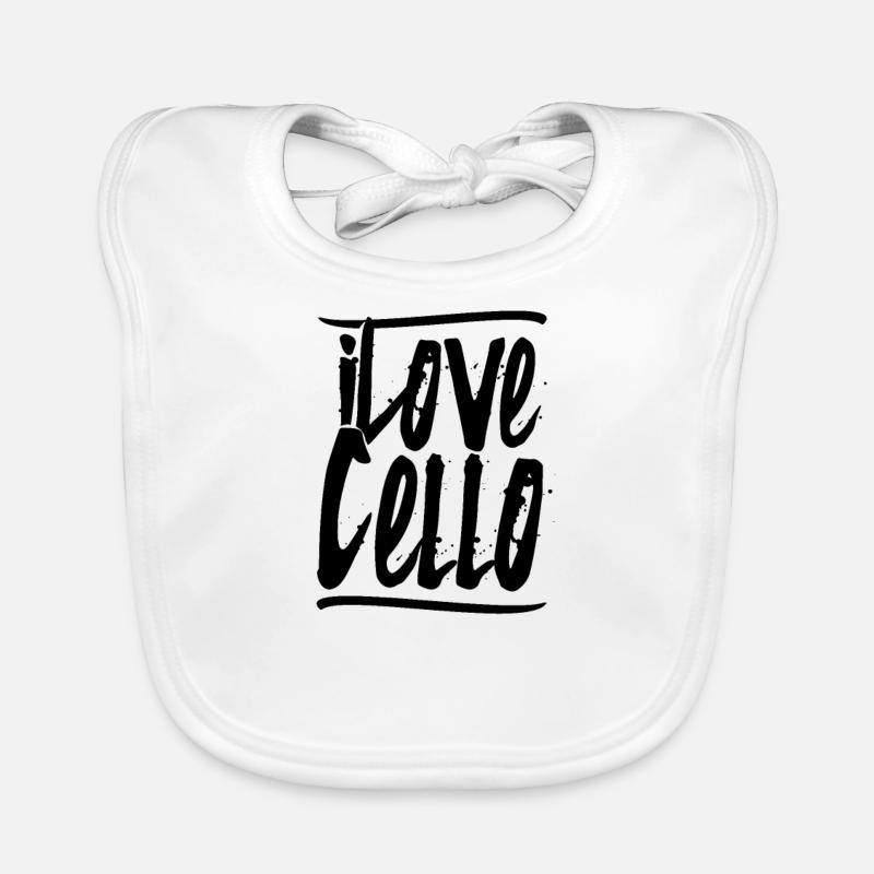 Cello Player Violoncello Instrument Cello Cellist Organic Baby Bibs