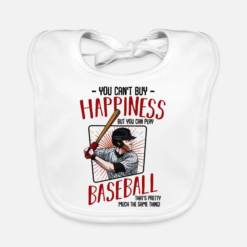 baseball Organic Baby Bibs