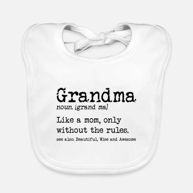 Oma Großmutter Sprüche Geburtstag Baby Bio-Lätzchen