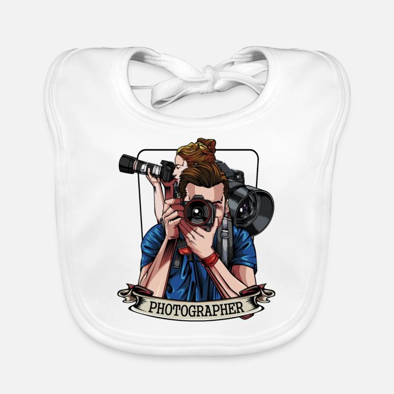 Fotograf Baby Bio-Lätzchen