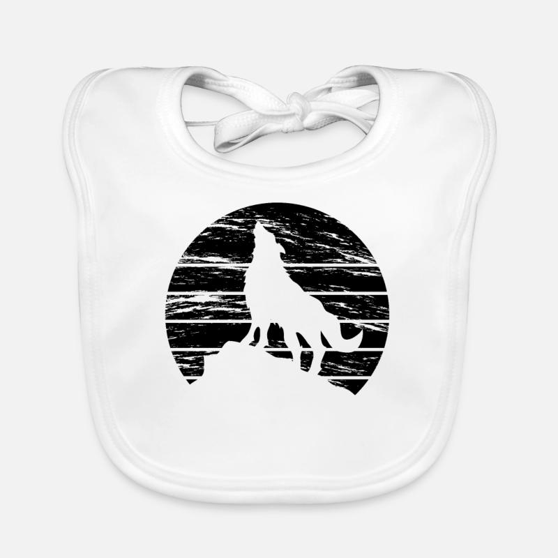 loup Bavoir bio Bébé