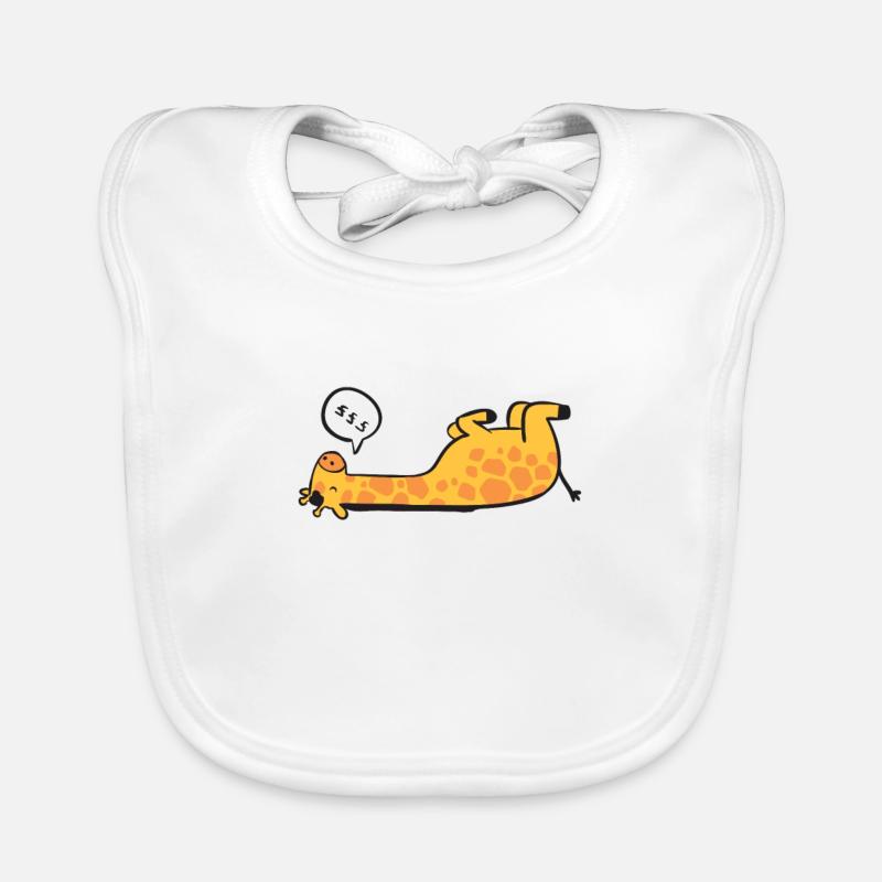 Sleeping giraffe Organic Baby Bibs