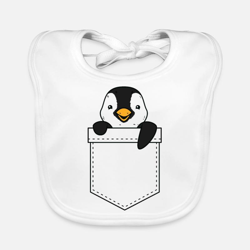 Penguin Pinguin Tasche Baby Bio-Lätzchen