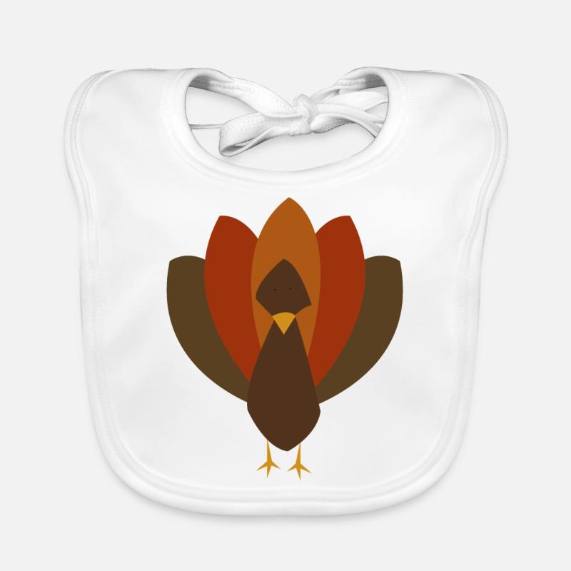 Conception de la dinde Bavoir bio Bébé