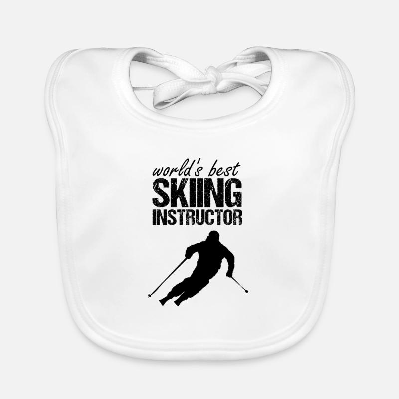 Bester Skilehrer Baby Bio-Lätzchen