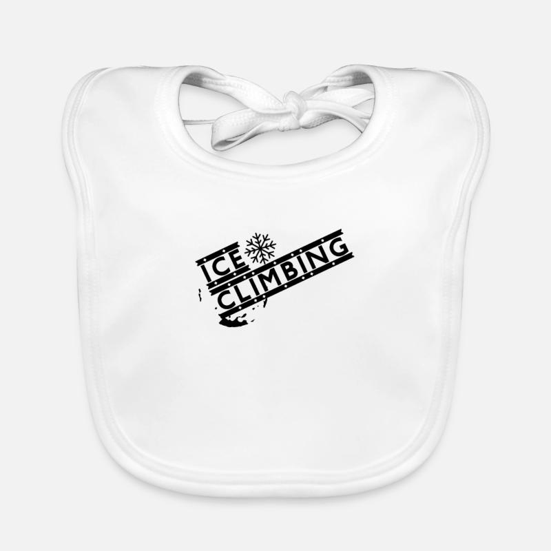 Eisklettern Baby Bio-Lätzchen