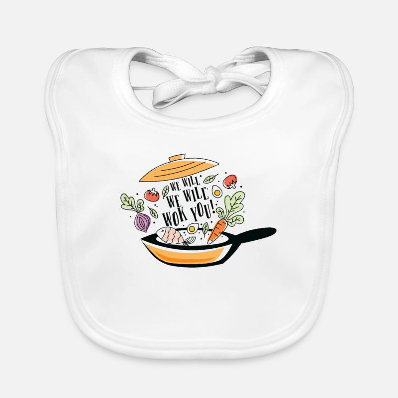 We will Wok you Baby Bio-Lätzchen