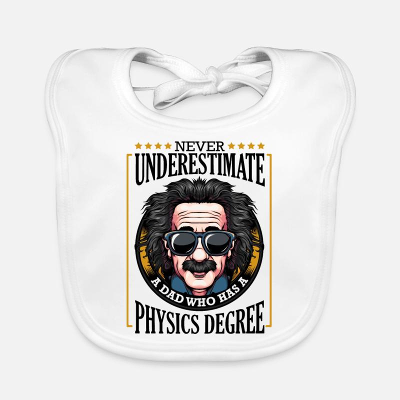 physicist Organic Baby Bibs