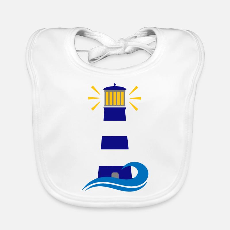 lighthouse Organic Baby Bibs