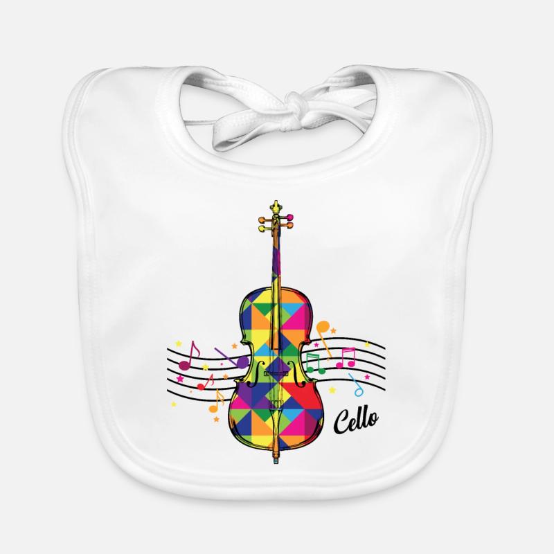 violoncelle Bavoir bio Bébé