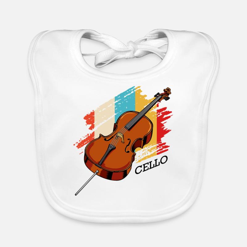 violoncelle Bavoir bio Bébé
