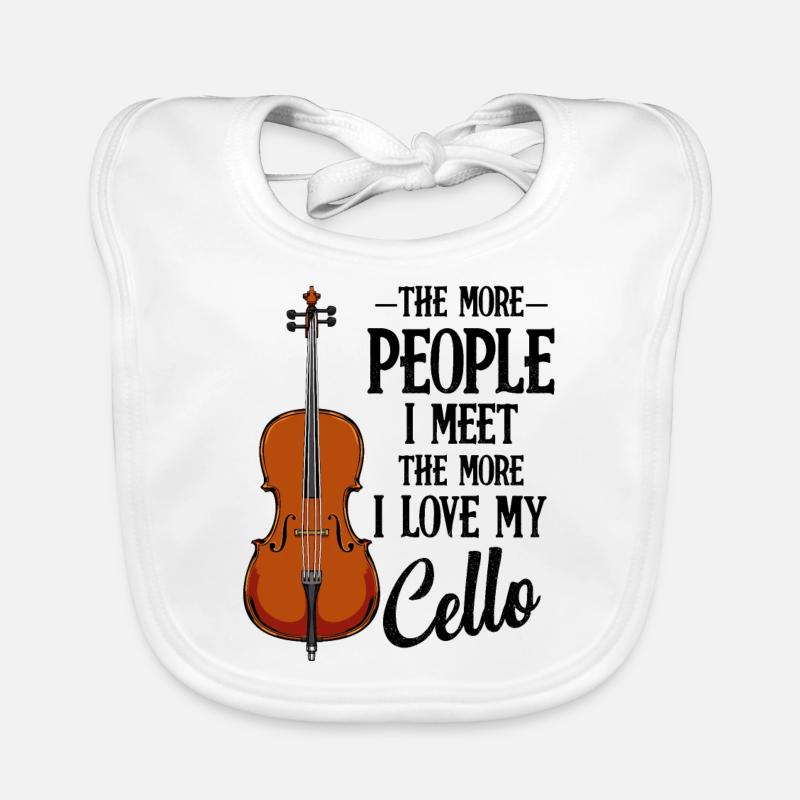 violoncelle Bavoir bio Bébé