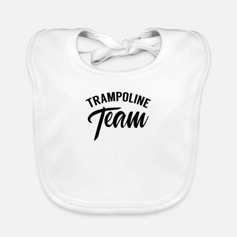 Trampolin springen Baby Bio-Lätzchen