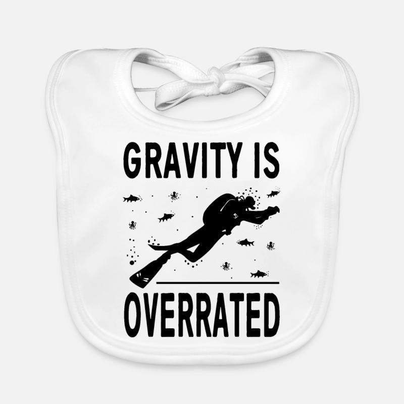 Diving gravity Organic Baby Bibs
