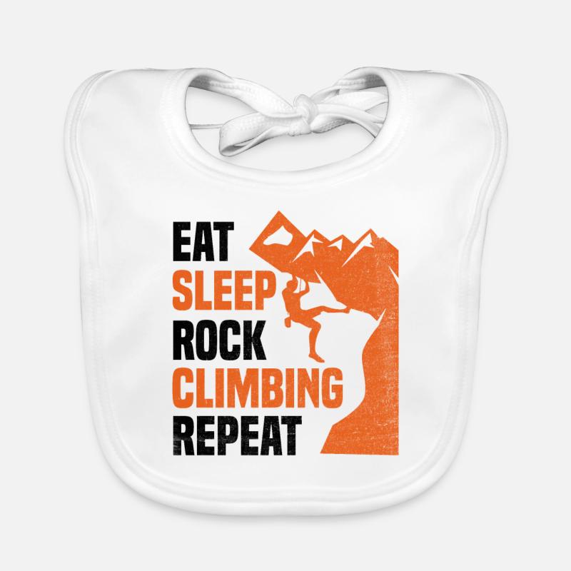 Klettern Geschenk Baby Bio-Lätzchen