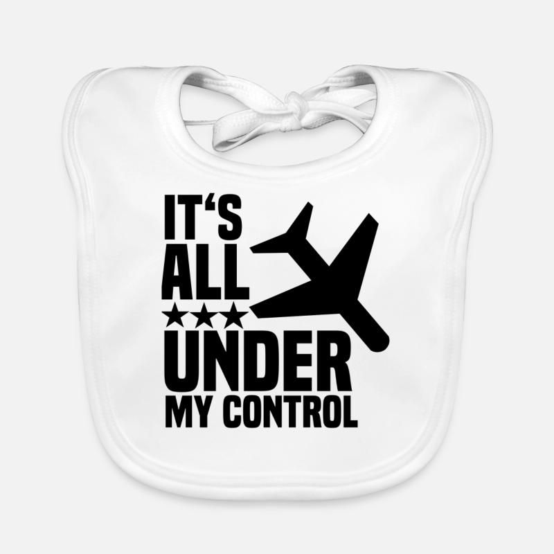 plane Organic Baby Bibs