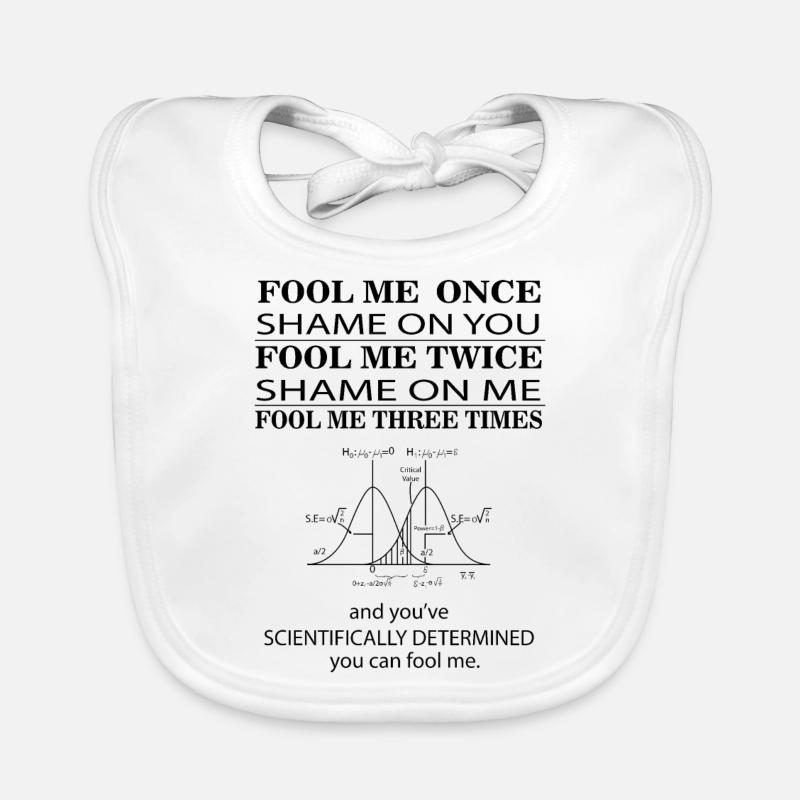 Math nerd Bavoir bio Bébé