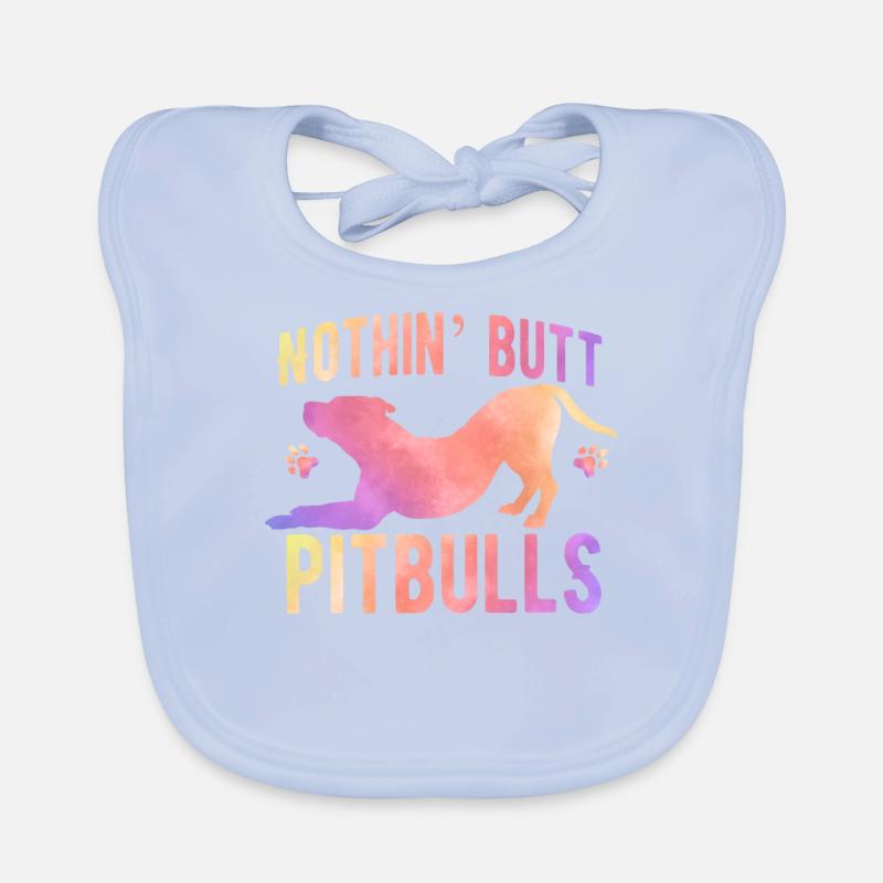 Pitbull - Nichts als Pitbulls Baby Bio-Lätzchen