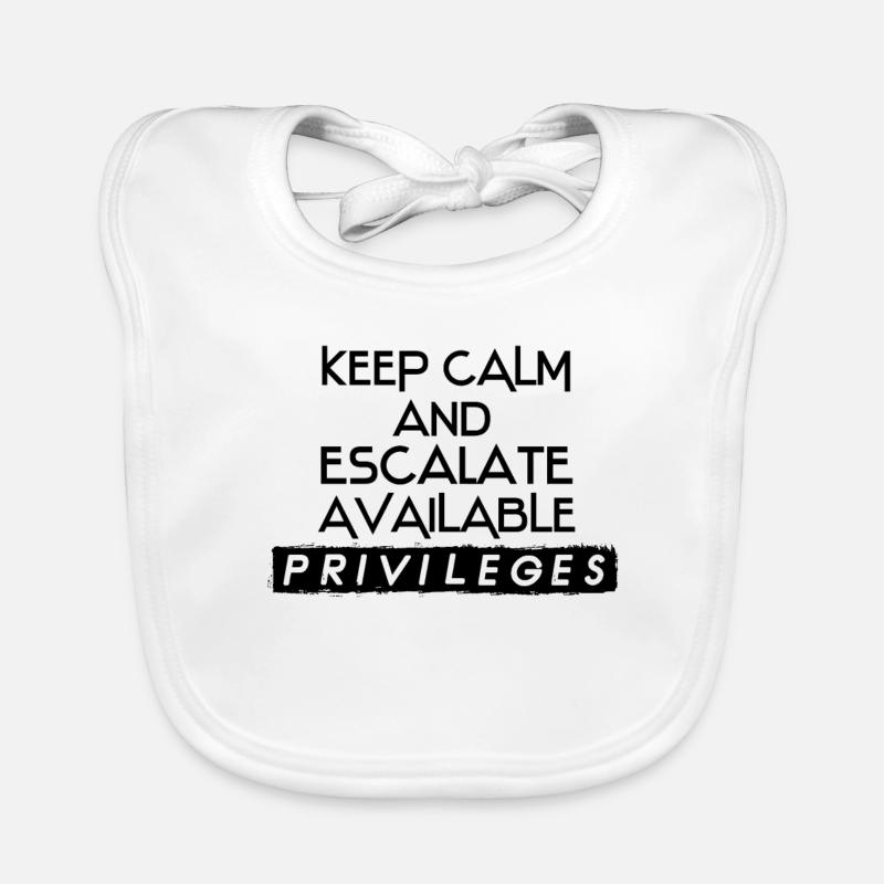 Netzwerk Admin IT Security Admin Geschenk Baby Bio-Lätzchen