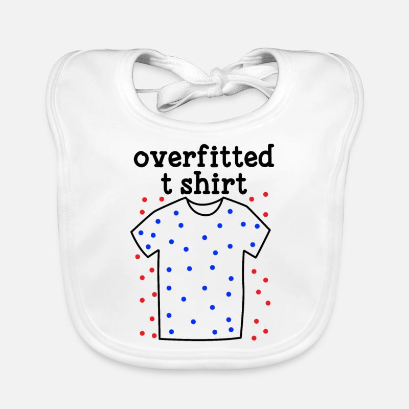 T-shirt ajusté Machine Learning Bavoir bio Bébé