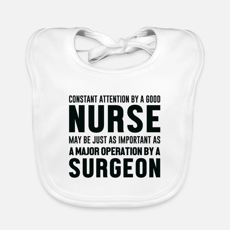 infirmière Bavoir bio Bébé