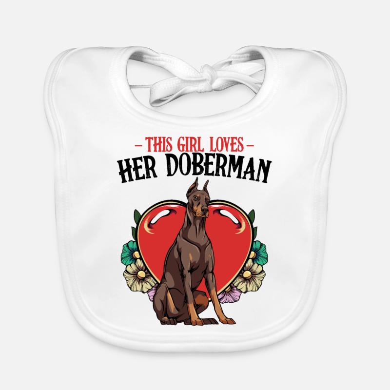 Dobermann Baby Bio-Lätzchen
