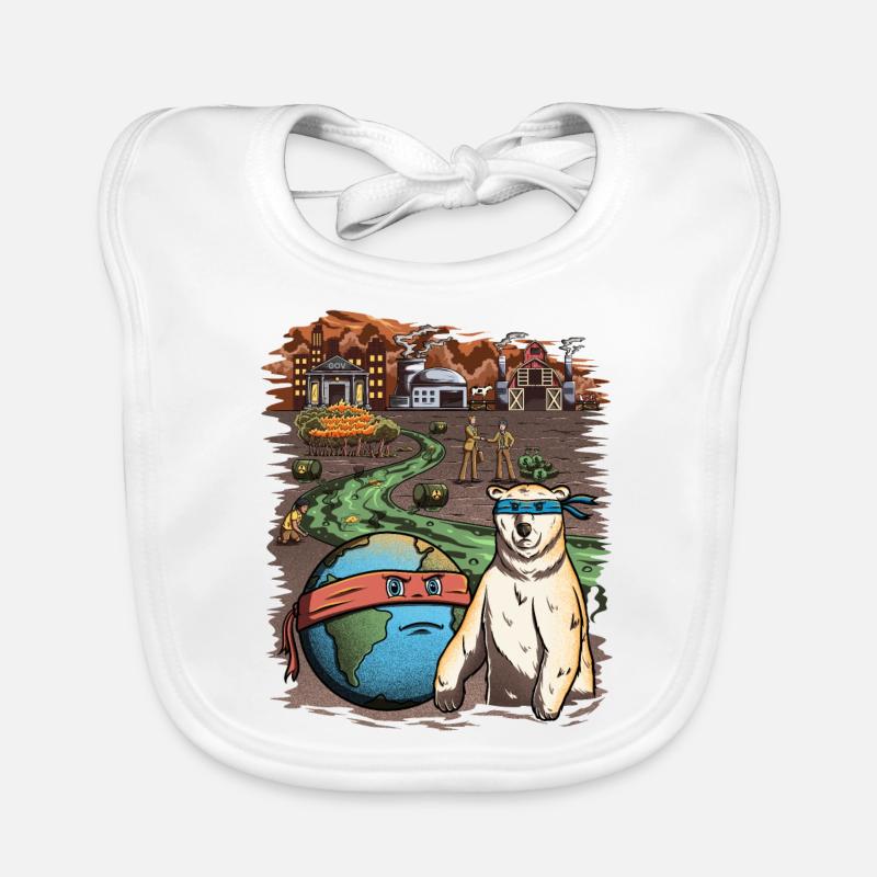 Save the world! Organic Baby Bibs
