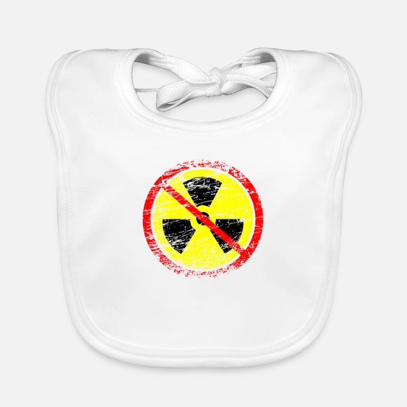 Anti Atomkraft Atomkraftwerke Atommüll Atomenergie Baby Bio-Lätzchen