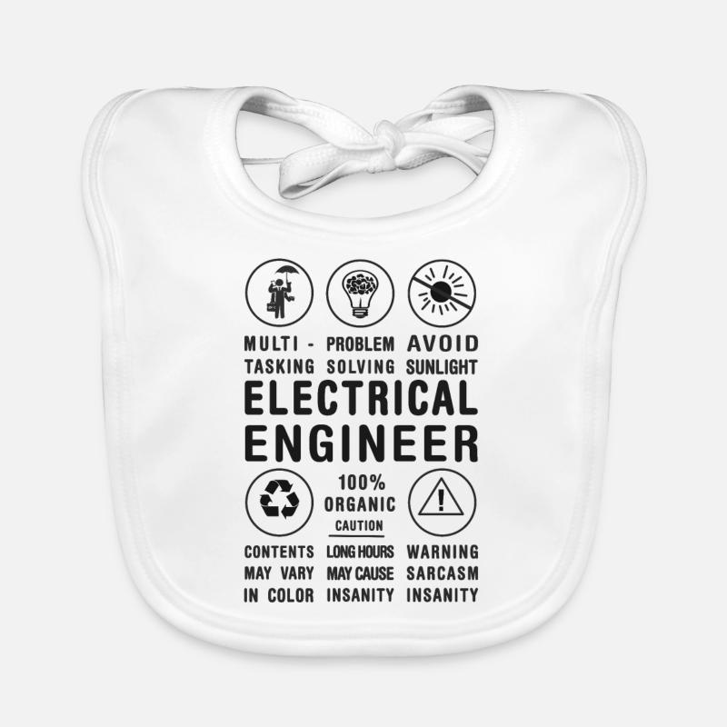 electrical engineer Organic Baby Bibs
