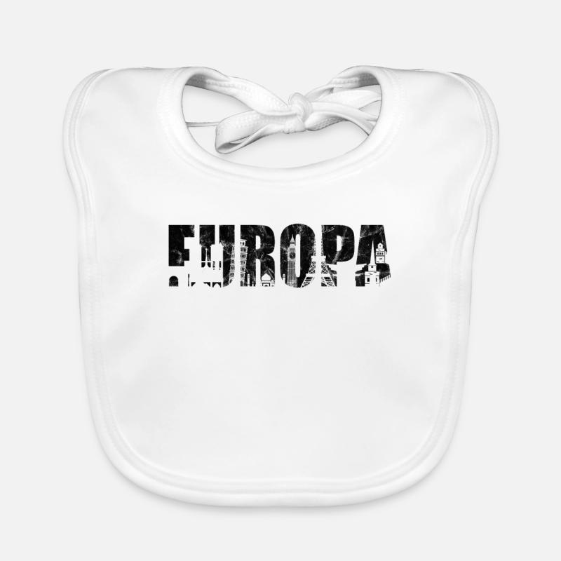 Europa. Statement. Baby Bio-Lätzchen