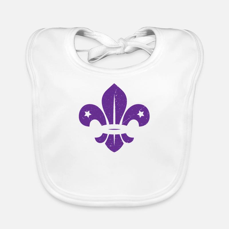 Scout logo scout scouting member supporter Organic Baby Bibs