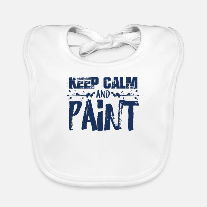 Painter Painting Painter Painter Team Organic Baby Bibs
