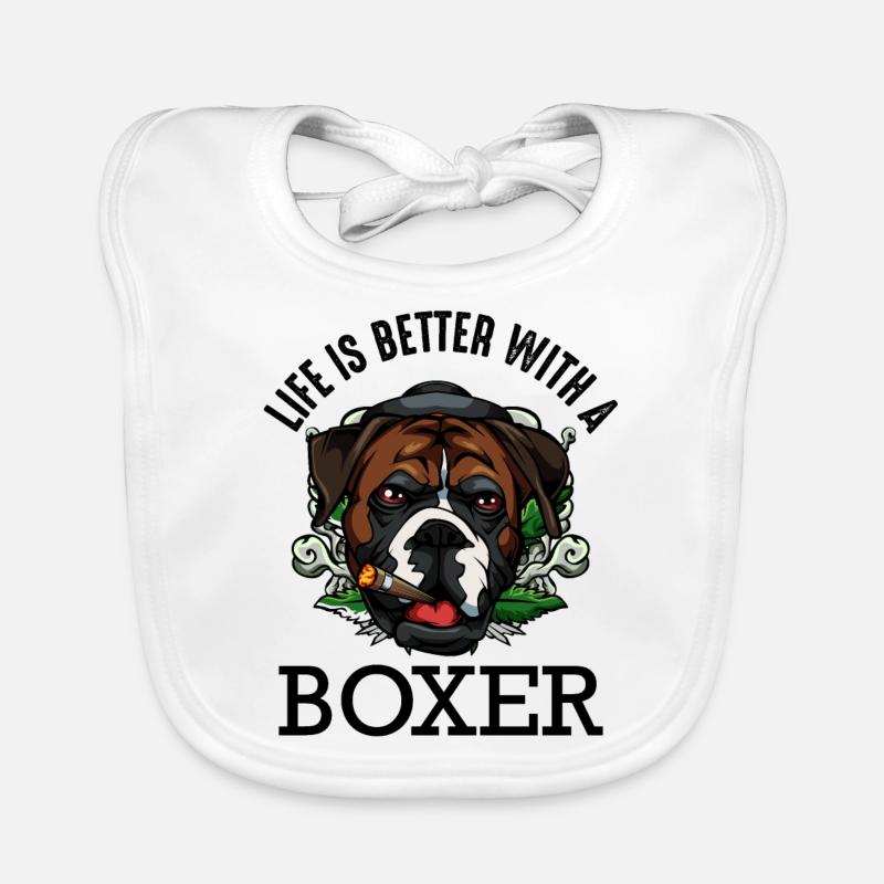 Boxer Baby Bio-Lätzchen