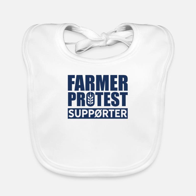 Bauernprotest Baby Bio-Lätzchen