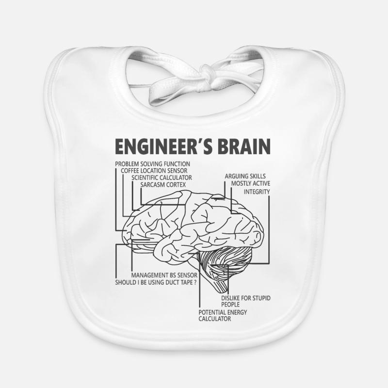 Engineer Funny Organic Baby Bibs