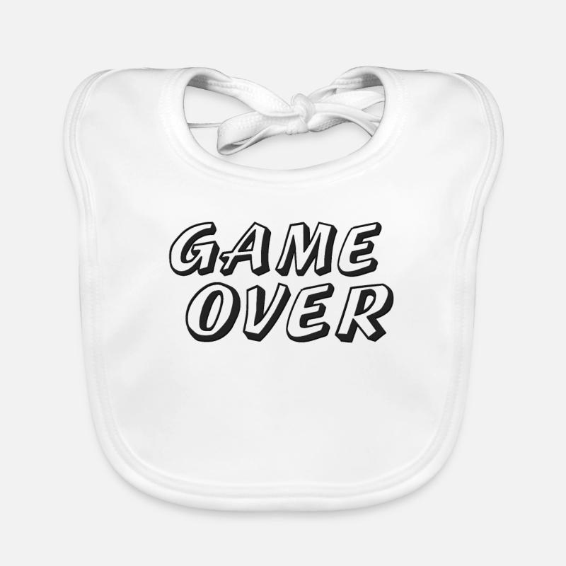 Game Over Gaming Organic Baby Bibs