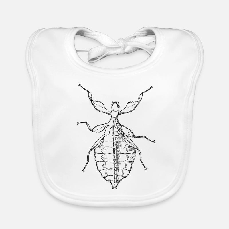 Walking Leaf - Phylliidae - Ghost Scarecrow Organic Baby Bibs