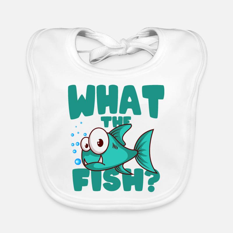 Lustiger Angler Spruch Baby Bio-Lätzchen