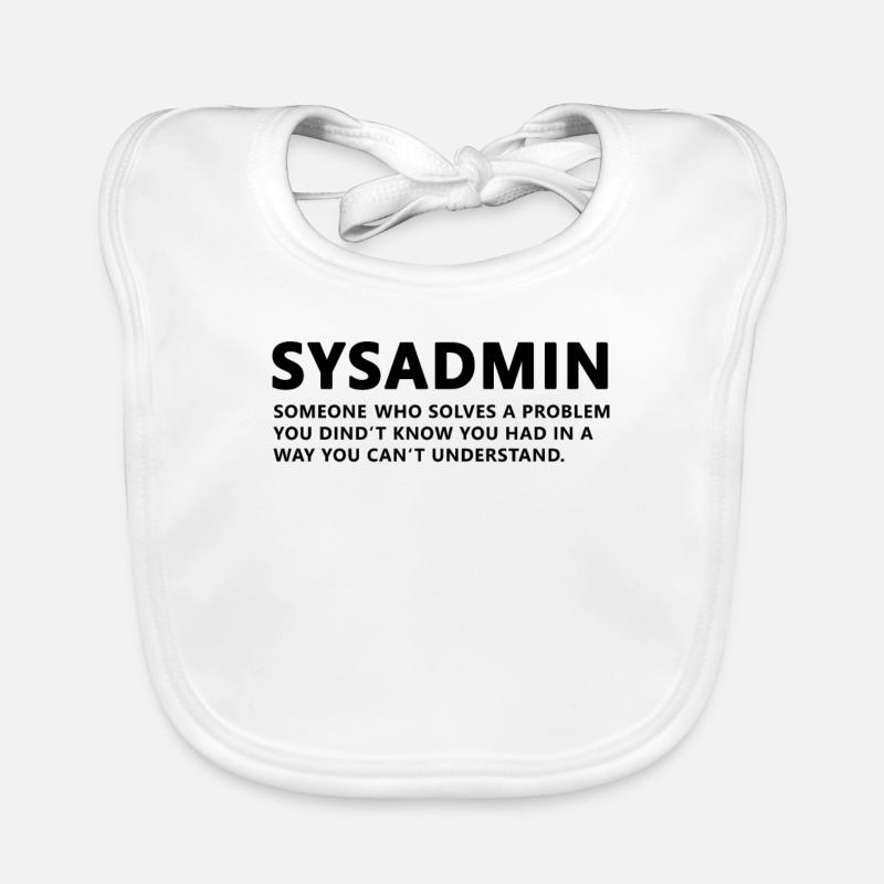 Sysadmin Baby Bio-Lätzchen