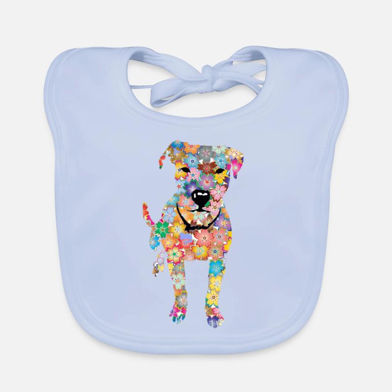 Dog, pit bull, pit bull, pit bull tee, pit bull Organic Baby Bibs