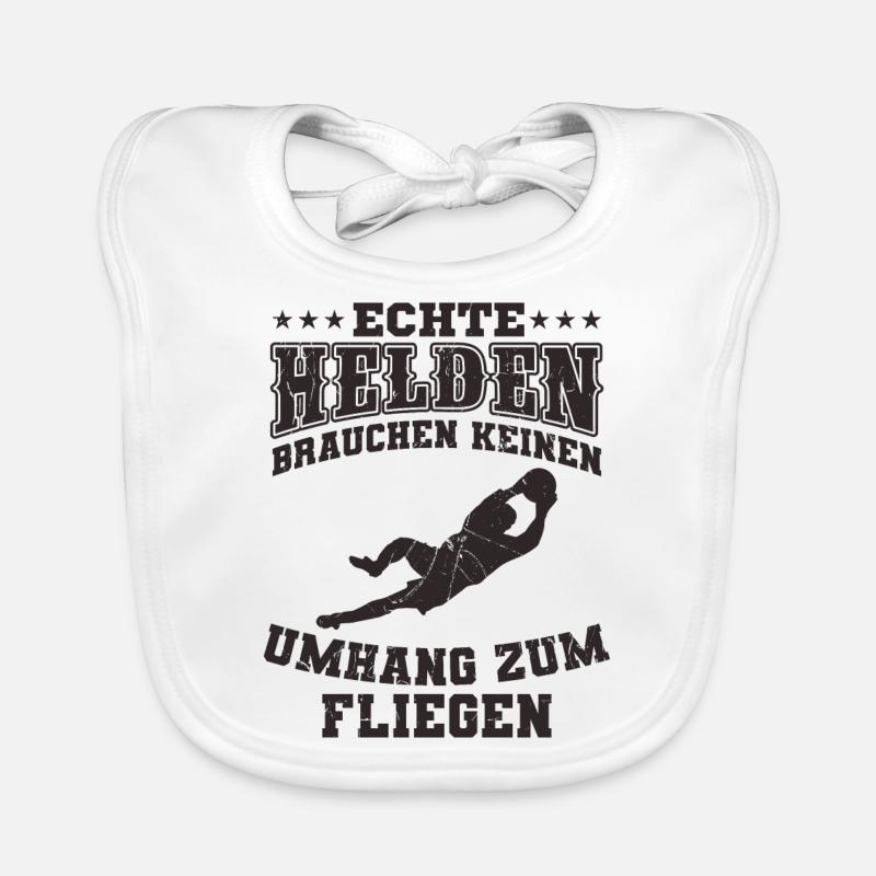 Fussball Torwart Baby Bio-Lätzchen
