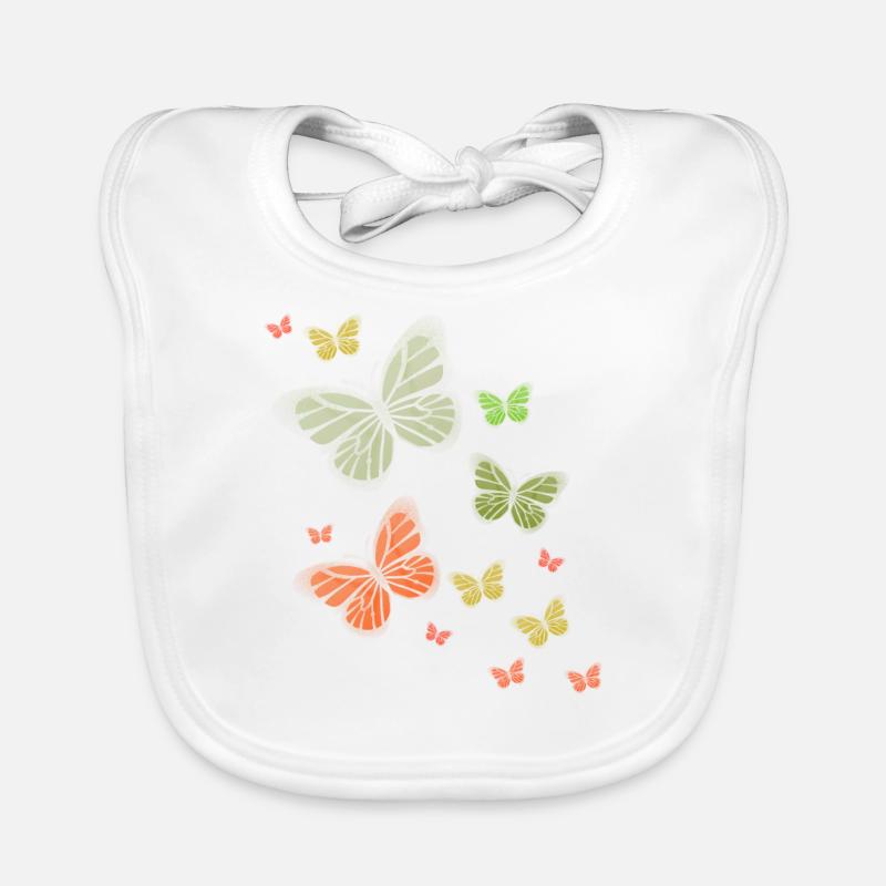 Papillon Papillon Papillon enfants Bavoir bio Bébé