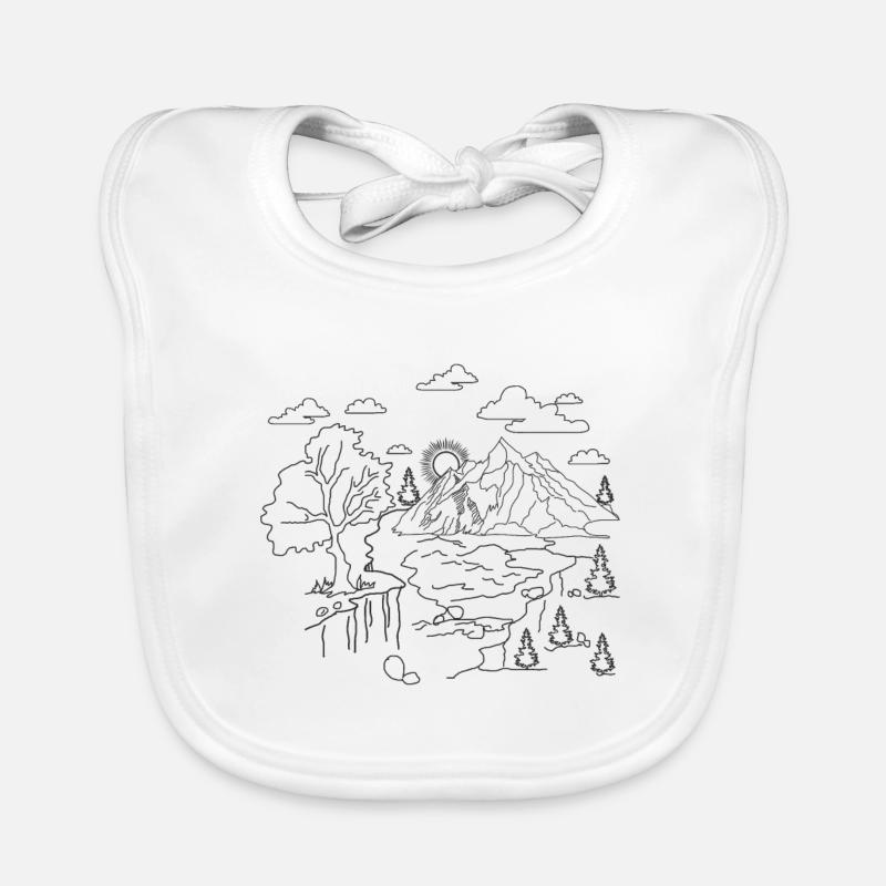 Mutter Natur Panorama Baby Bio-Lätzchen