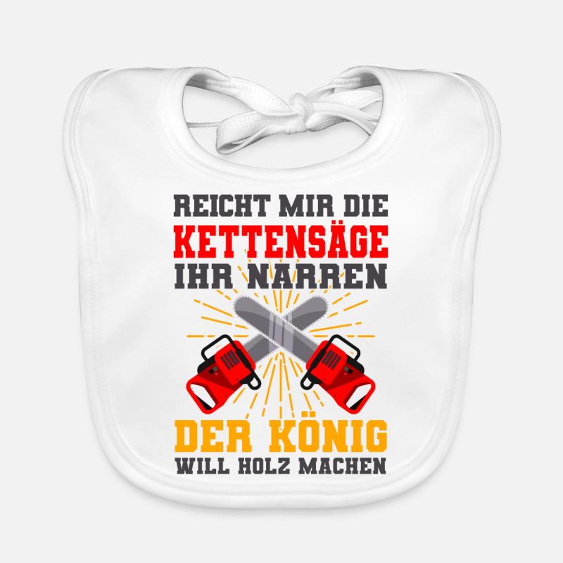 Holzfäller Baby Bio-Lätzchen