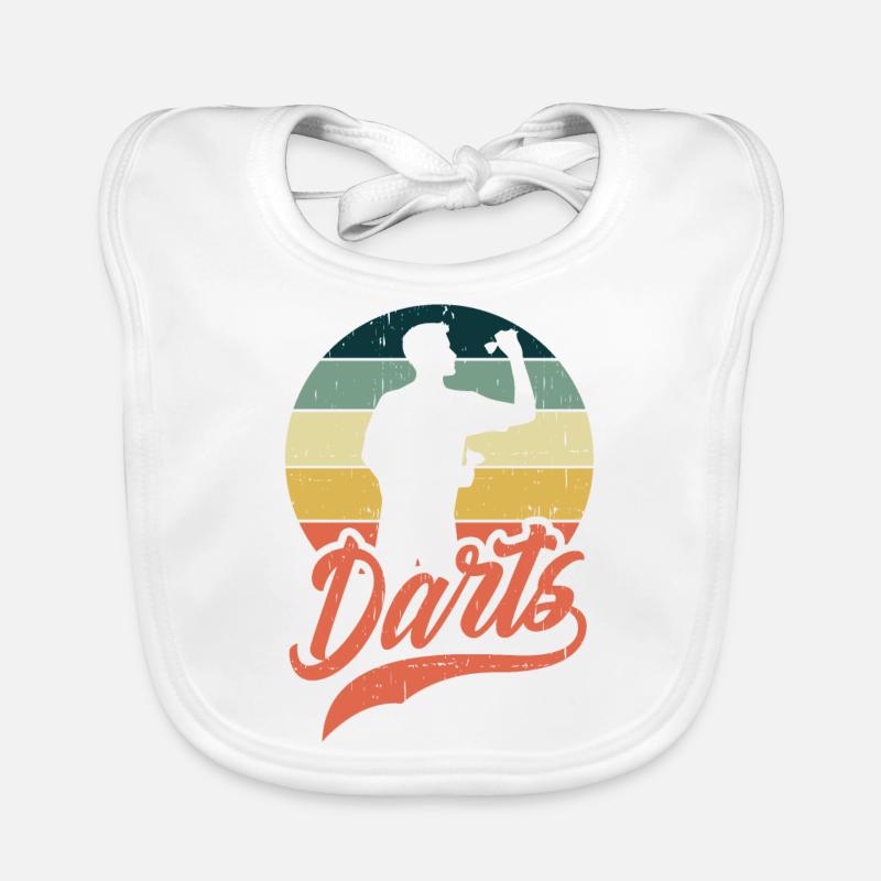 Darts Vintage Baby Bio-Lätzchen