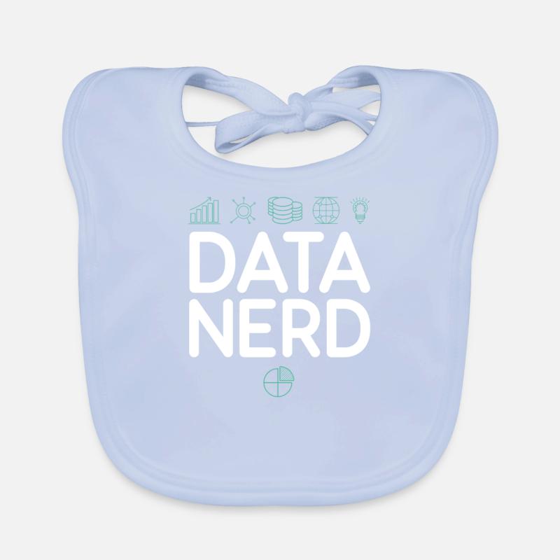 Data Nerd Data Analyst und Data Scientist Baby Bio-Lätzchen