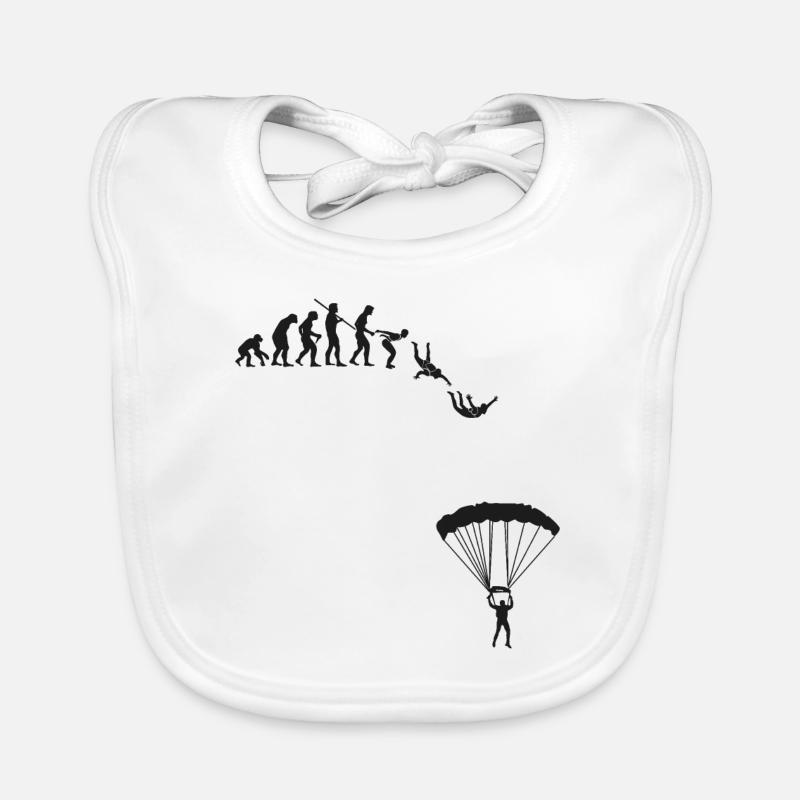 Evolution parachutiste Bavoir bio Bébé