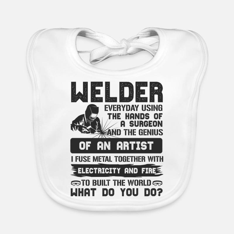 welding Organic Baby Bibs
